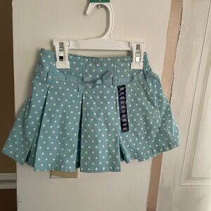Blue Polka Dot Kids Skirt